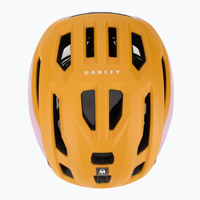 Cyklistická helma Oakley Aro3 Endurance EU mustard hazy geo gradient mist 6
