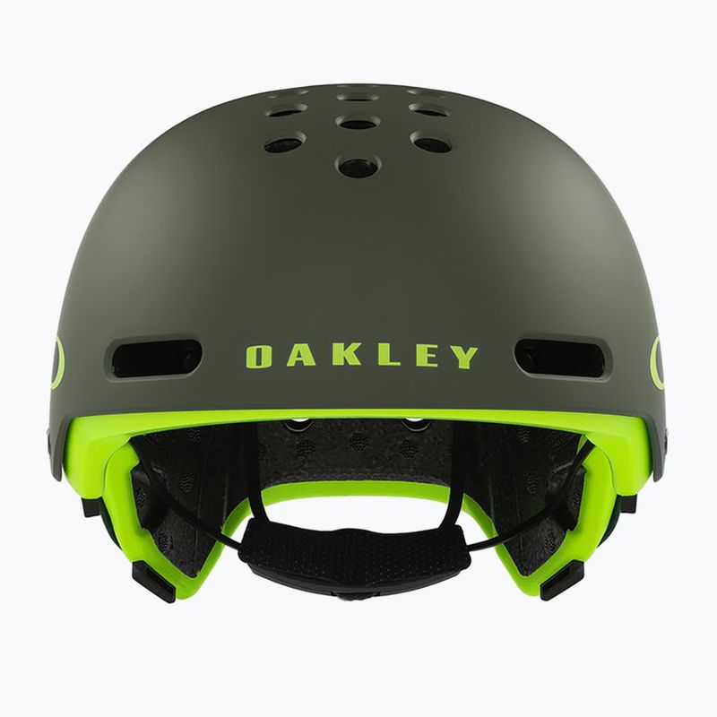 Cyklistická přilba Oakley Street1 EU matte hunter green/retina burn 3