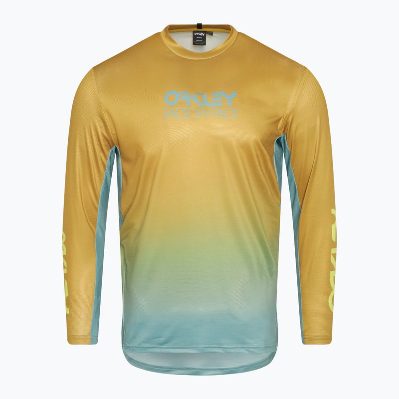 Pánský cyklistický dres Longsleeve Oakley Maven Coast 2.0 LS gradient sulfide pacific