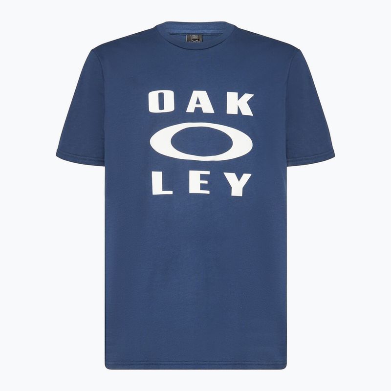 Pánské tričko Oakley Bark Ellipse Tee abyss