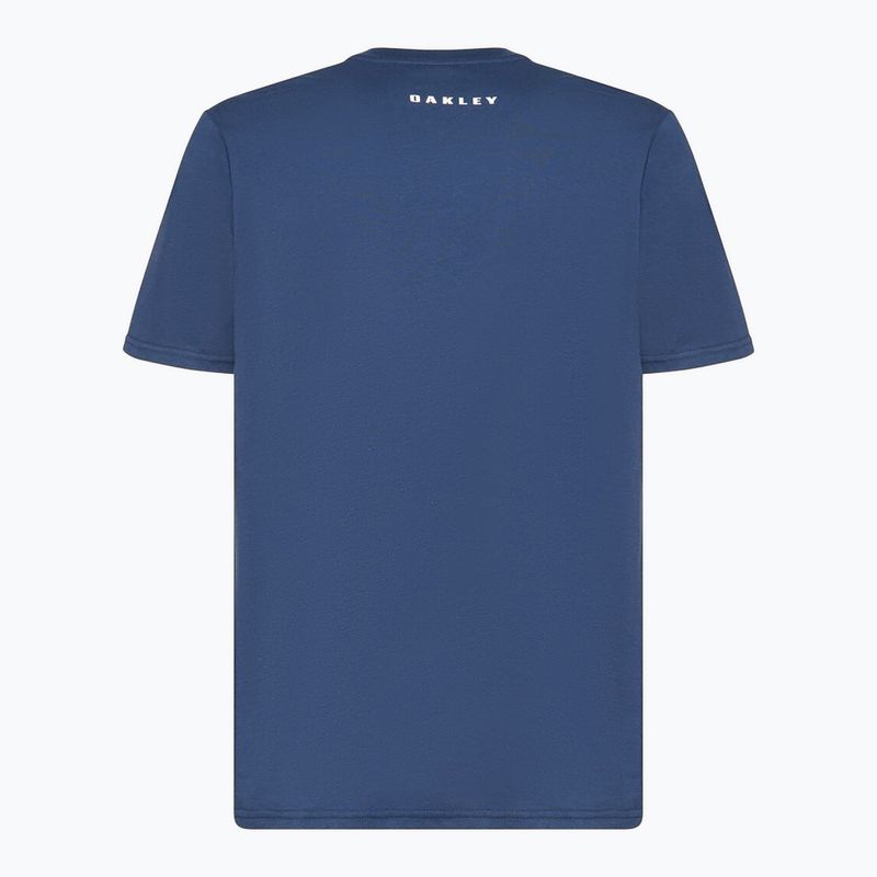 Pánské tričko Oakley Bark Ellipse Tee abyss 2