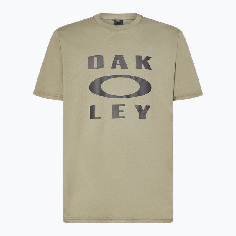 Pánské tričko Oakley Bark Ellipse boulder green