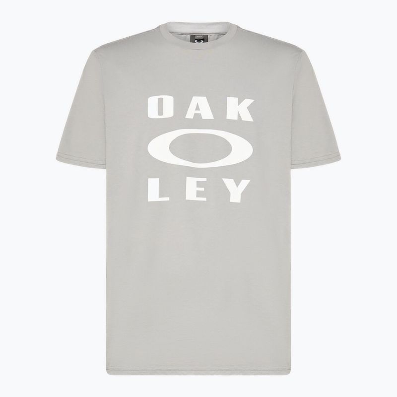 Pánské tričko Oakley Bark Ellipse Tee cement