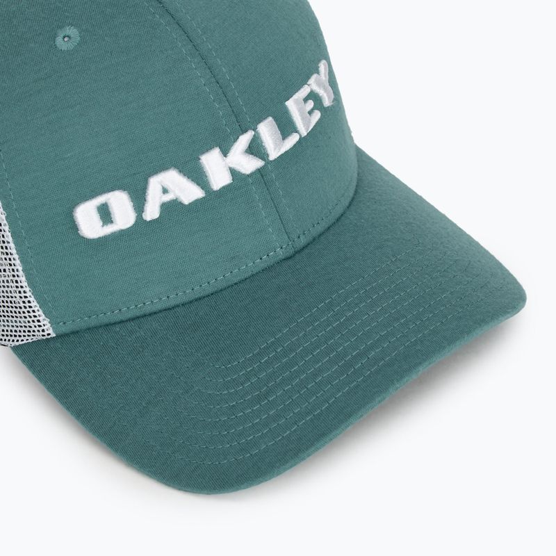 Pánská kšiltovka Oakley Heather New Era Bark Logo dark pacific 3