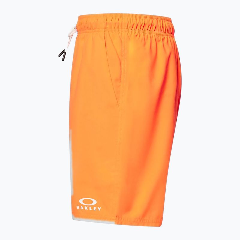 Pánské plavecké šortky Oakley Clear Lake 18" Volley neon orange 3
