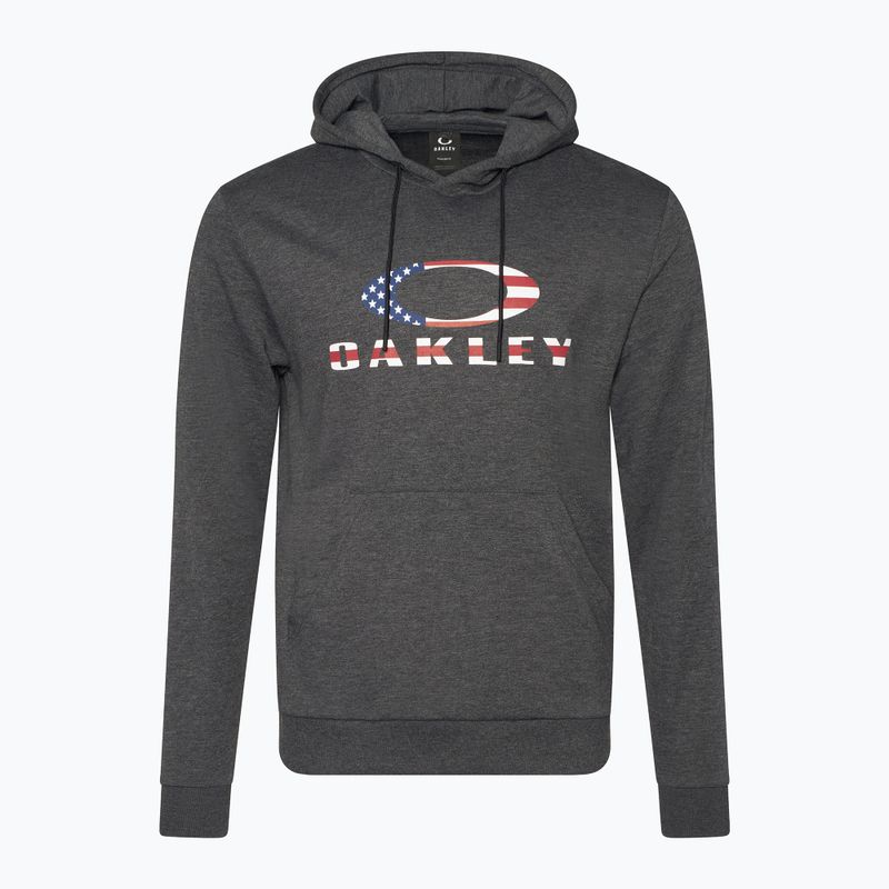 Pánská mikina Oakley Bark Fleece Hoodie dark grey heather
