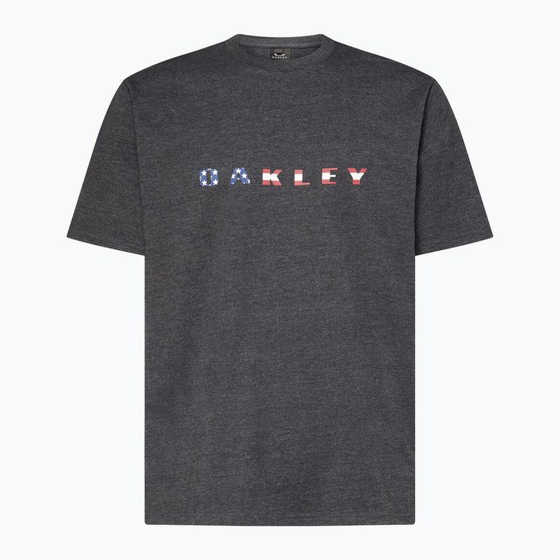 Pánské tričko Oakley Bf Oakley Bark Tee dark grey hthr