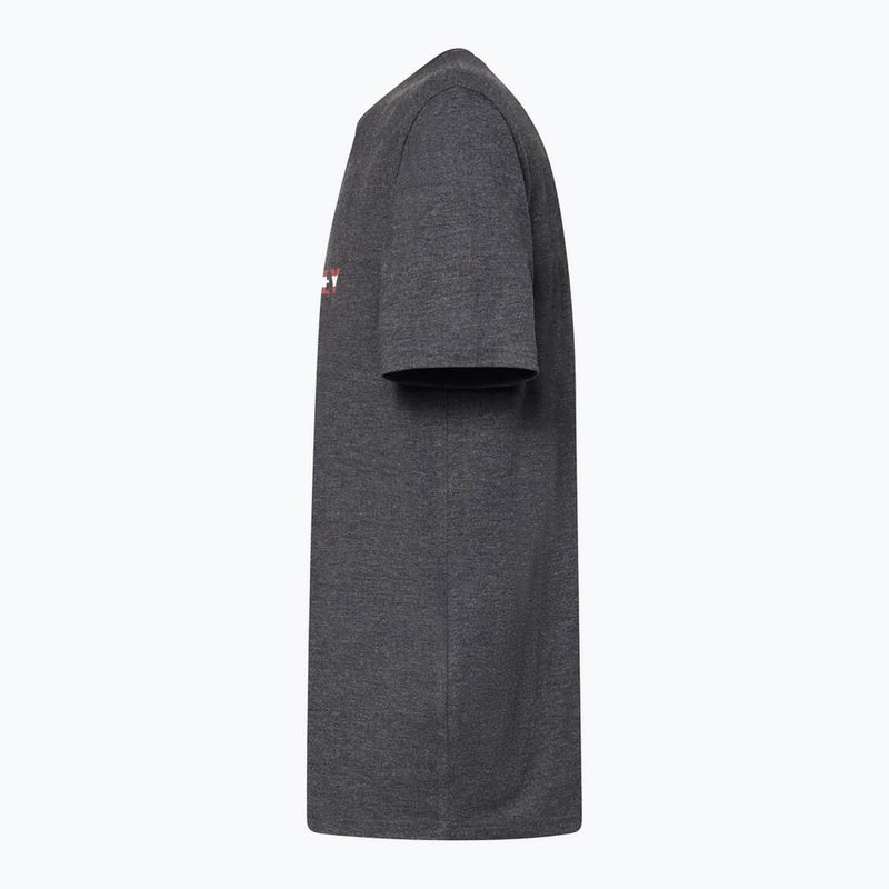 Pánské tričko Oakley Bf Oakley Bark Tee dark grey hthr 3
