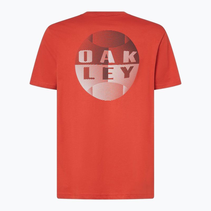 Pánské tričko Oakley Graphic Tee flame red 2