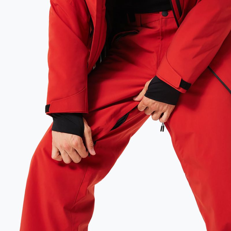 Pánské lyžařské kalhoty Oakley Canopy Insulated flame red 5