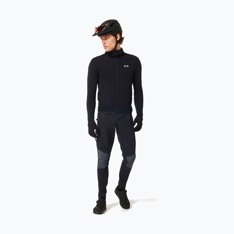 Cyklistická mikina Oakley Canopy Full Zip Hoodie blackout 2