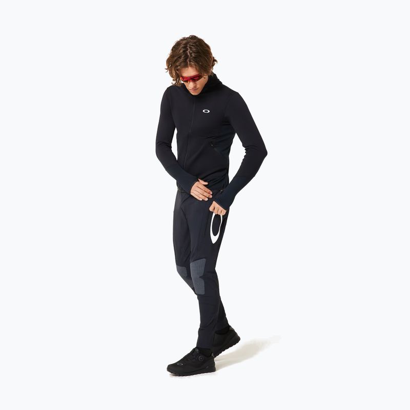 Cyklistická mikina Oakley Canopy Full Zip Hoodie blackout 4