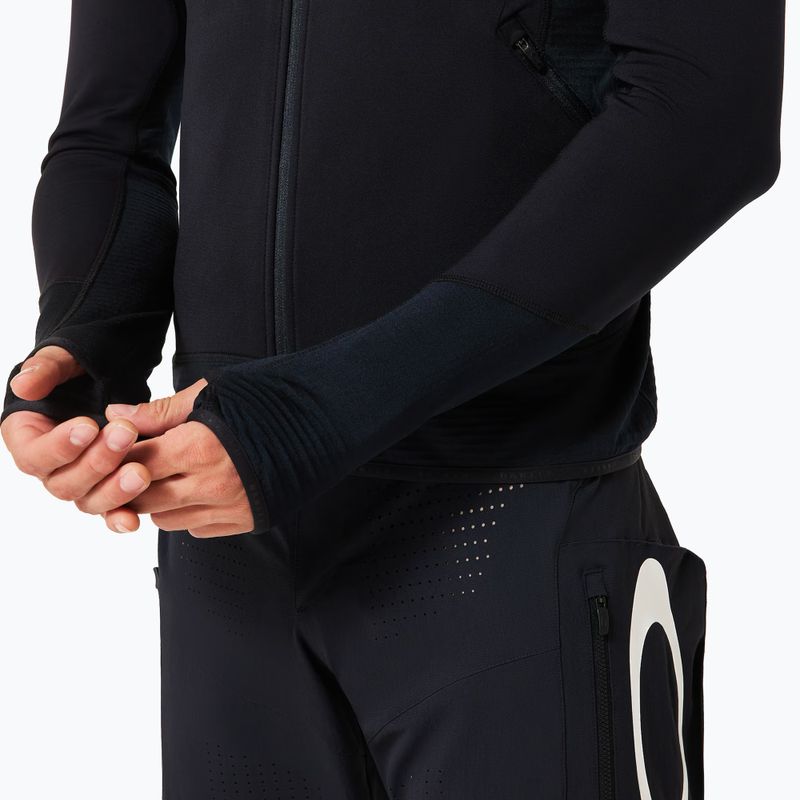 Cyklistická mikina Oakley Canopy Full Zip Hoodie blackout 6