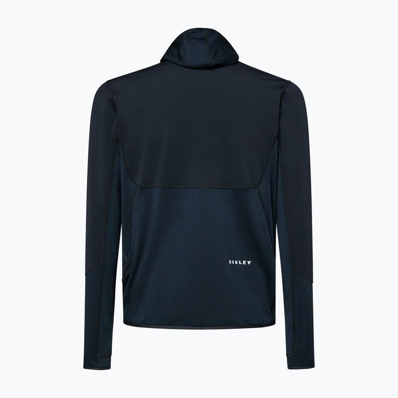 Cyklistická mikina Oakley Canopy Full Zip Hoodie blackout 10
