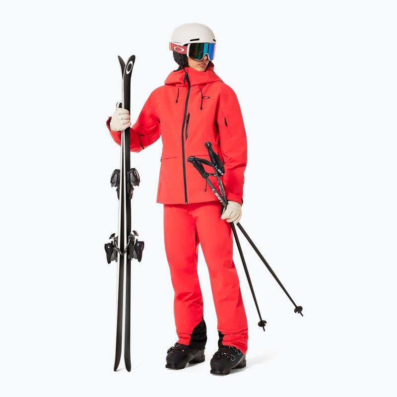 Dámské lyžařské kalhoty Oakley Canopy Insulated hibiscus red 2