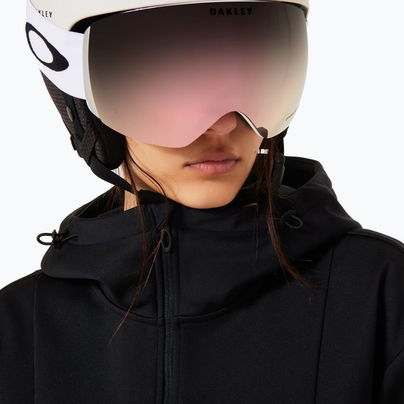 Dámská softshellová mikina Oakley TNP Nose Grab Softshell Hoodie blackout/white 5