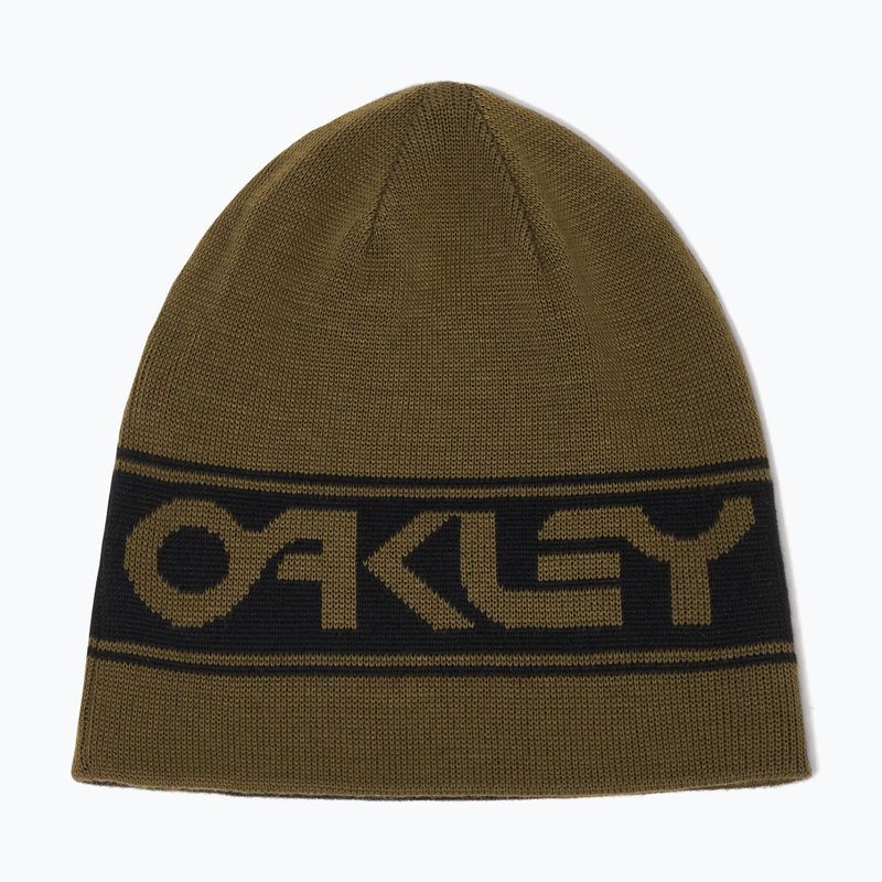 Zimní čepice Oakley Tnp Reversible Beanie 68S army green