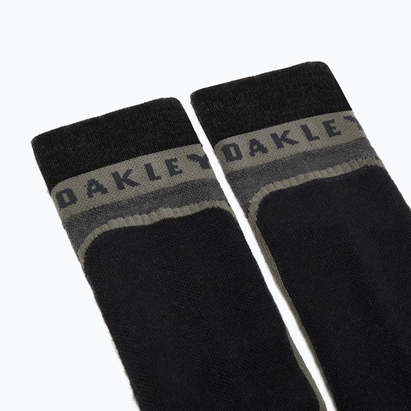 Lyžařské ponožky Oakley Patrol dark grey heather 4