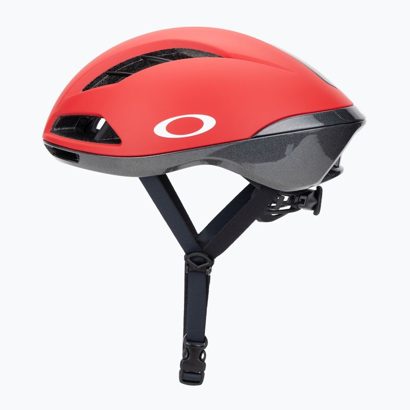 Cyklistická helma Oakley Velo Stelvio EU black/red pro 3