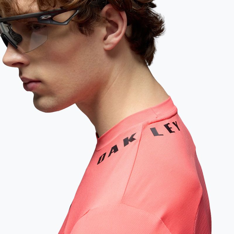 Pánské cyklistické triko Longsleeve Oakley Free Ride RC paloma 5