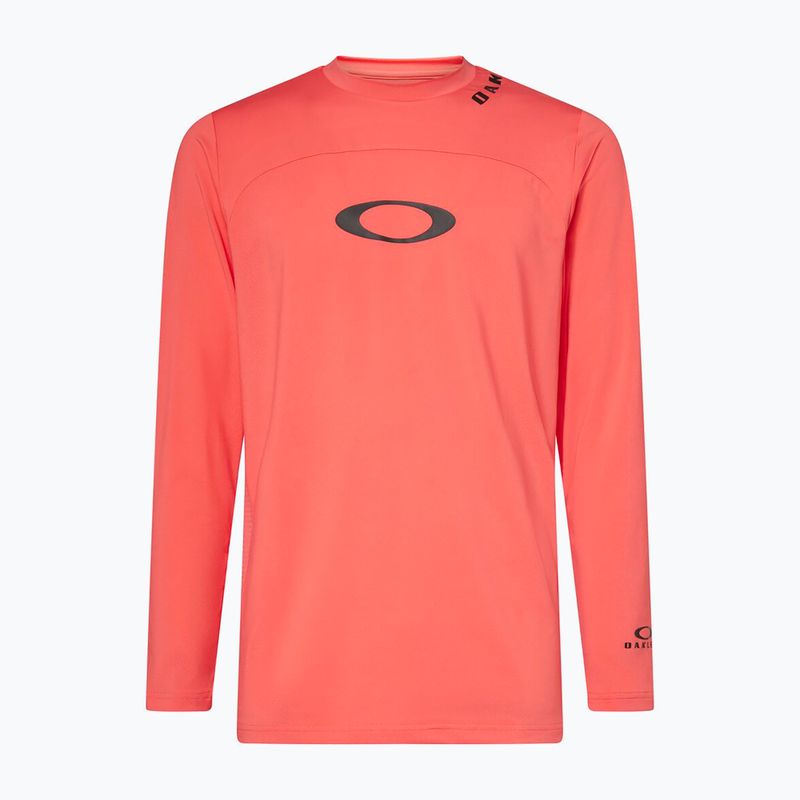 Pánské cyklistické triko Longsleeve Oakley Free Ride RC paloma 6