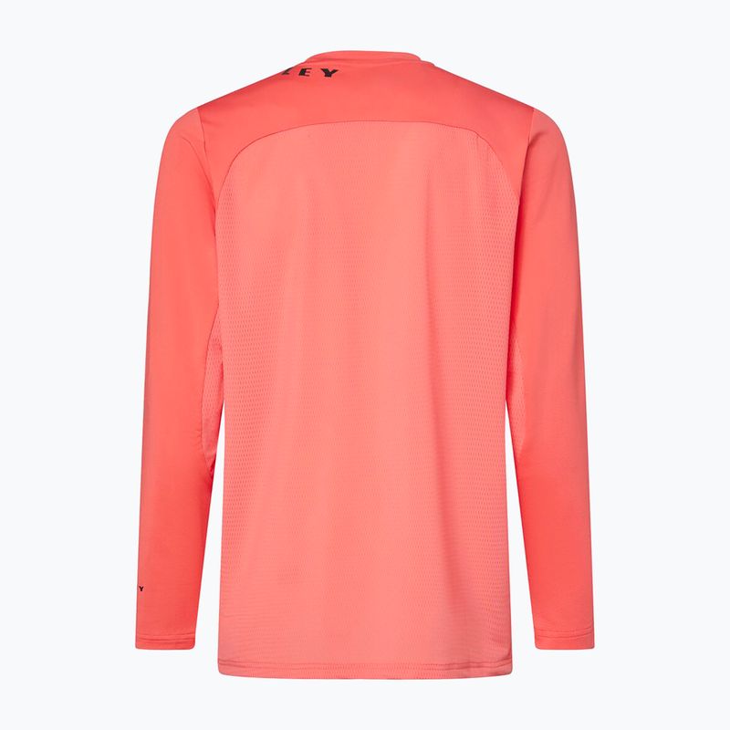 Pánské cyklistické triko Longsleeve Oakley Free Ride RC paloma 7