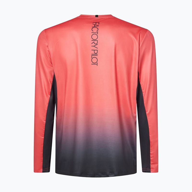 Pánské cyklistické triko Longsleeve Oakley Maven Coast 2.0 gradient paloma/black 2