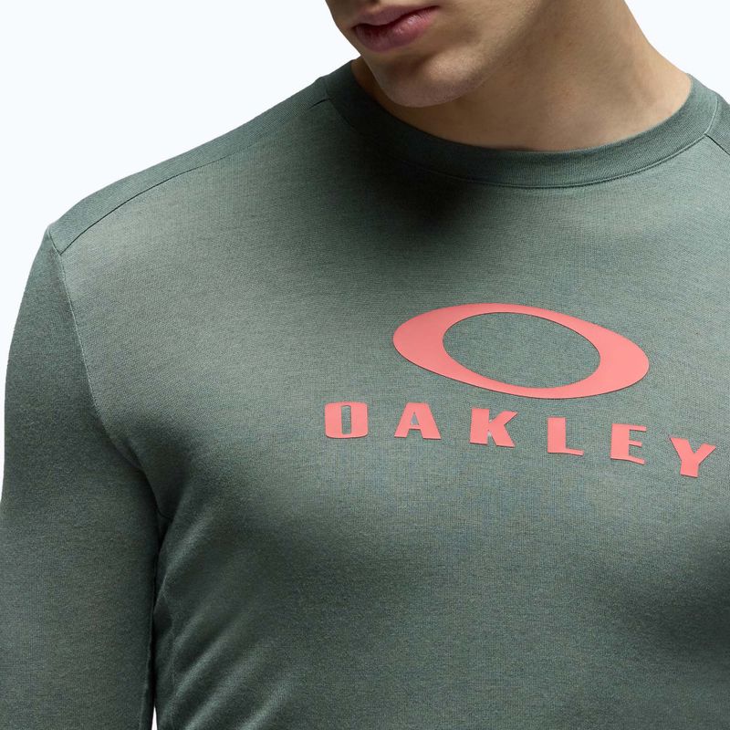 Pánské cyklistické tričko Longsleeve Oakley Seeker Flow LS74O aviator green 5