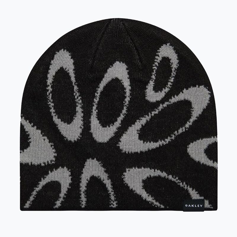 Zimní čepice Oakley Ellipse Graphic Beanie black/grey