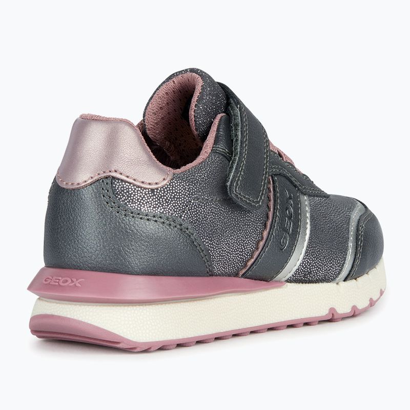 Dětské boty Geox Fastics grey/old rose 10