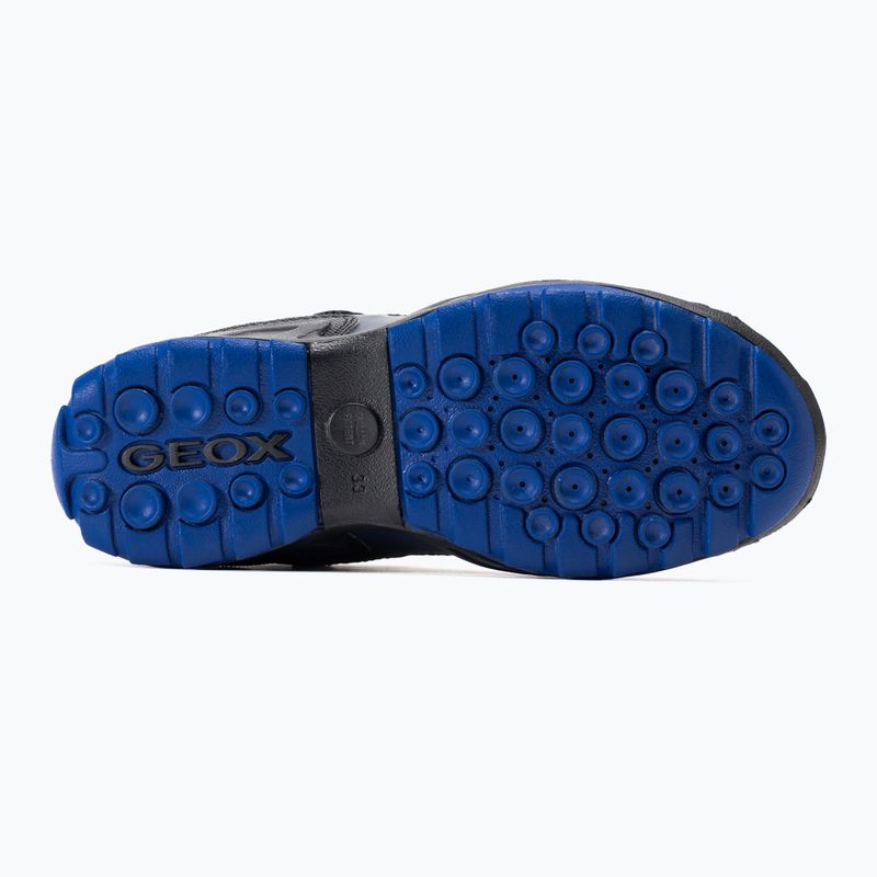 Juniorské boty  Geox New Savage Abx navy/lime green 5