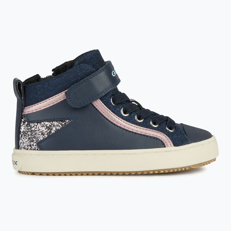 Dětské boty Geox Kalispera navy/dark silver 8
