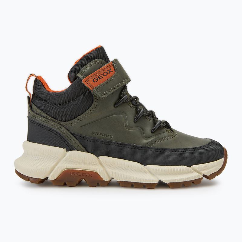 Juniorské boty  Geox Flexyper Plus military/orange 2