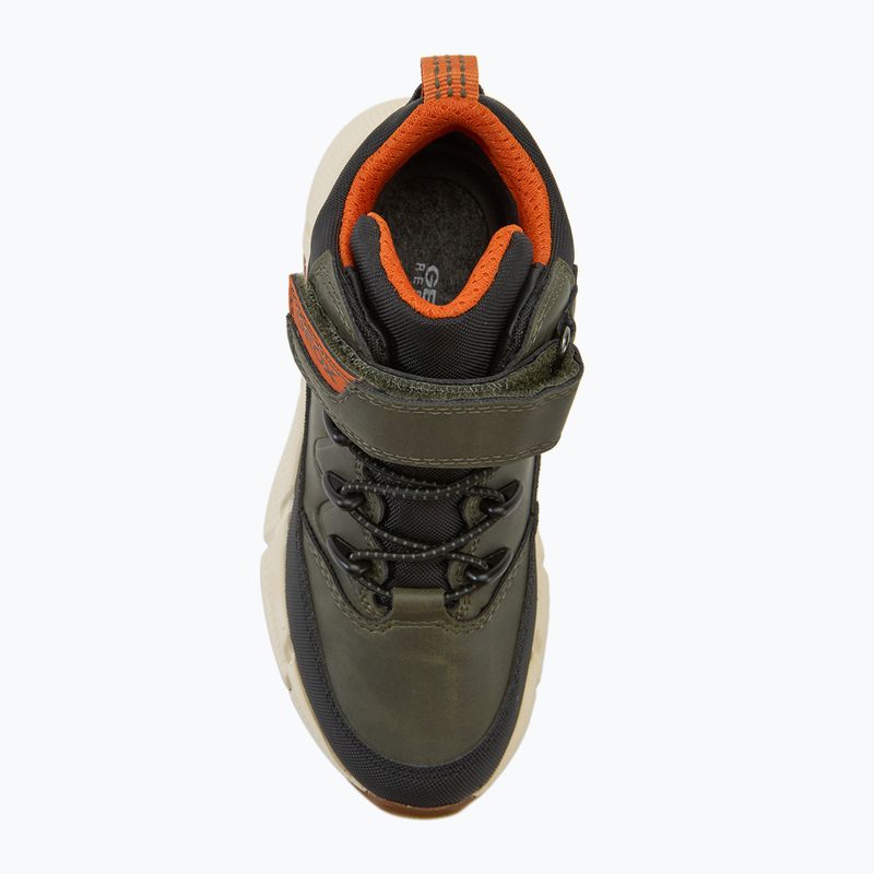 Juniorské boty  Geox Flexyper Plus military/orange 5