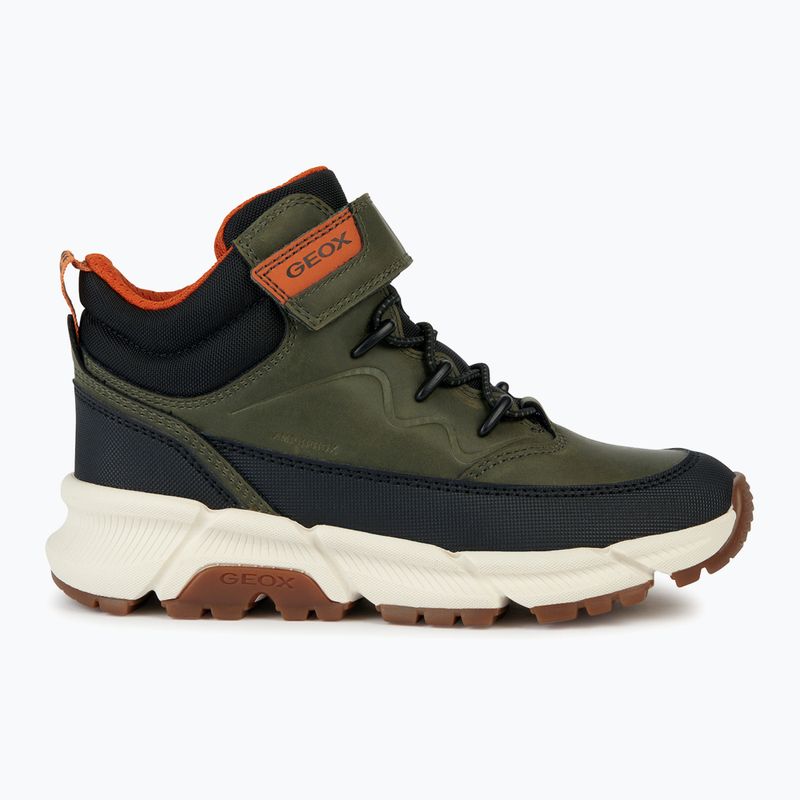 Juniorské boty  Geox Flexyper Plus military/orange 9