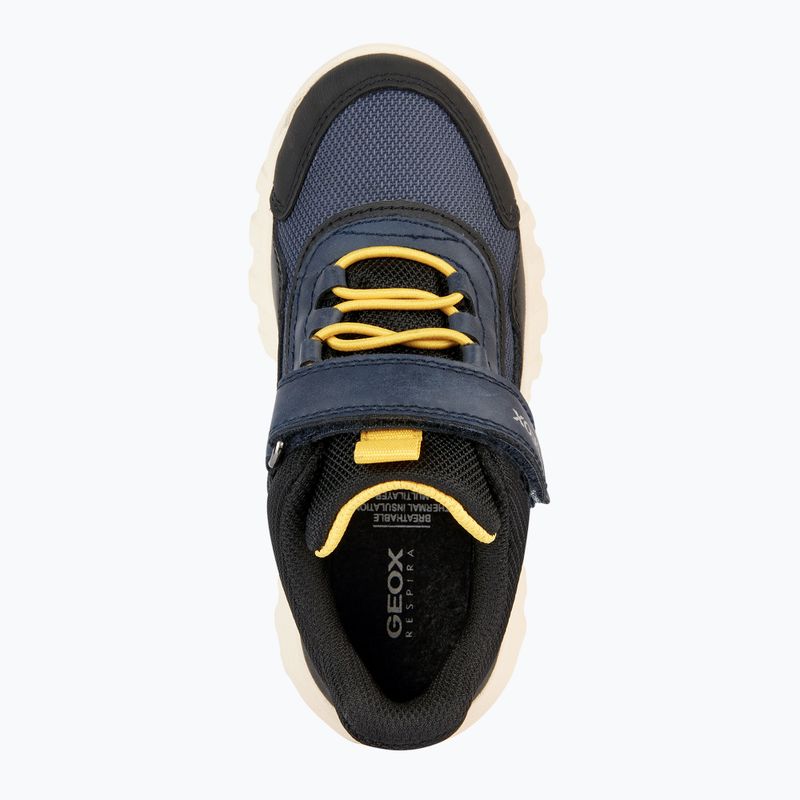 Juniorské boty  Geox Simbyos Abx navy/gold 11