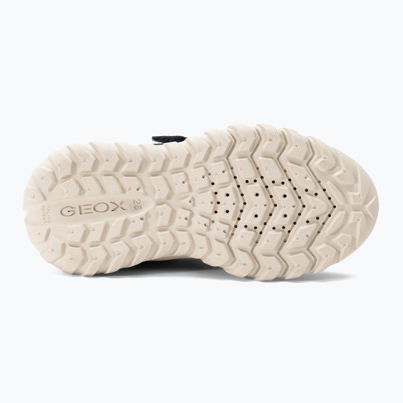 Juniorské boty  Geox Simbyos Abx navy/gold 5