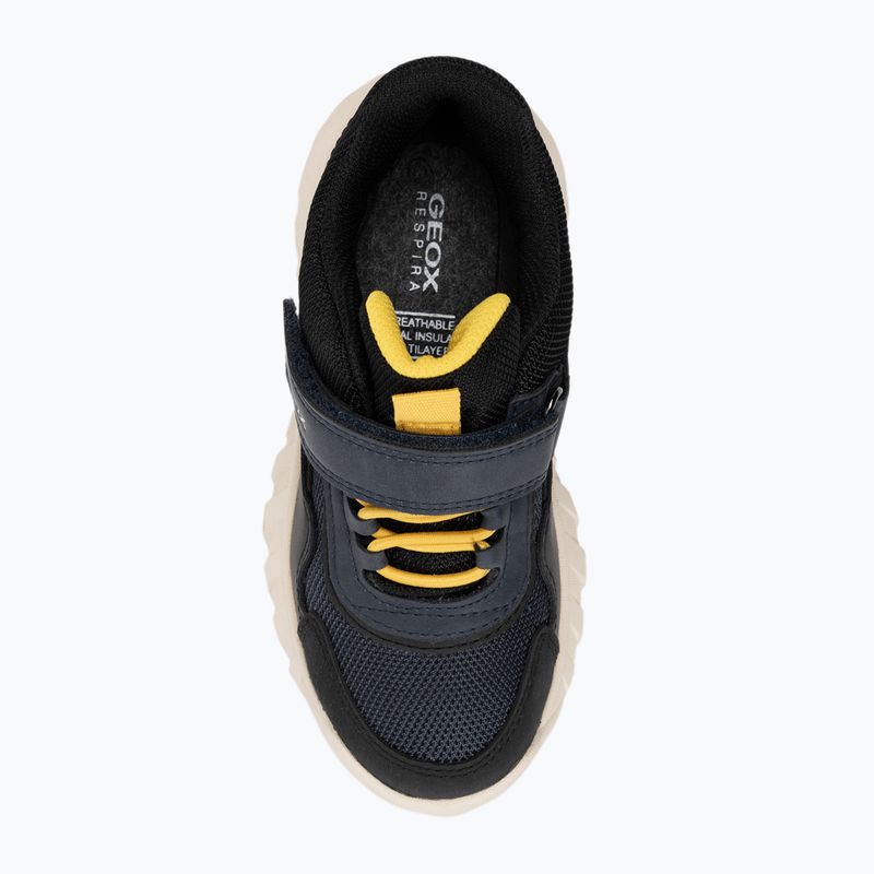 Juniorské boty  Geox Simbyos Abx navy/gold 6