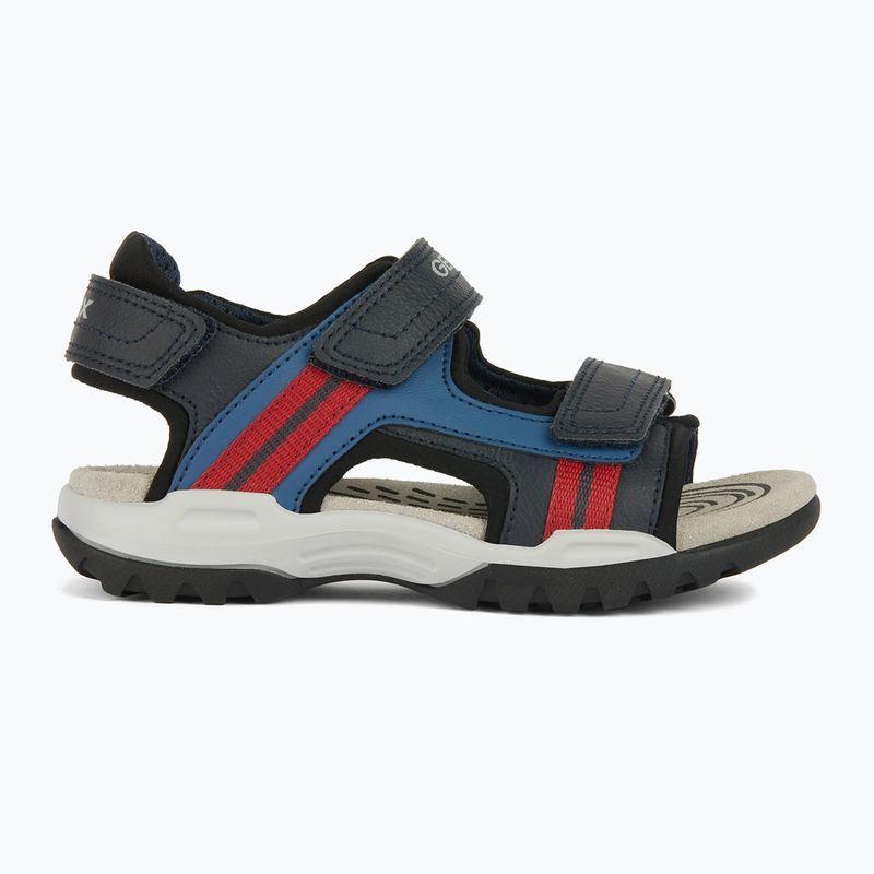 Juniorské sandály Geox Borealis ocean blue/red 9