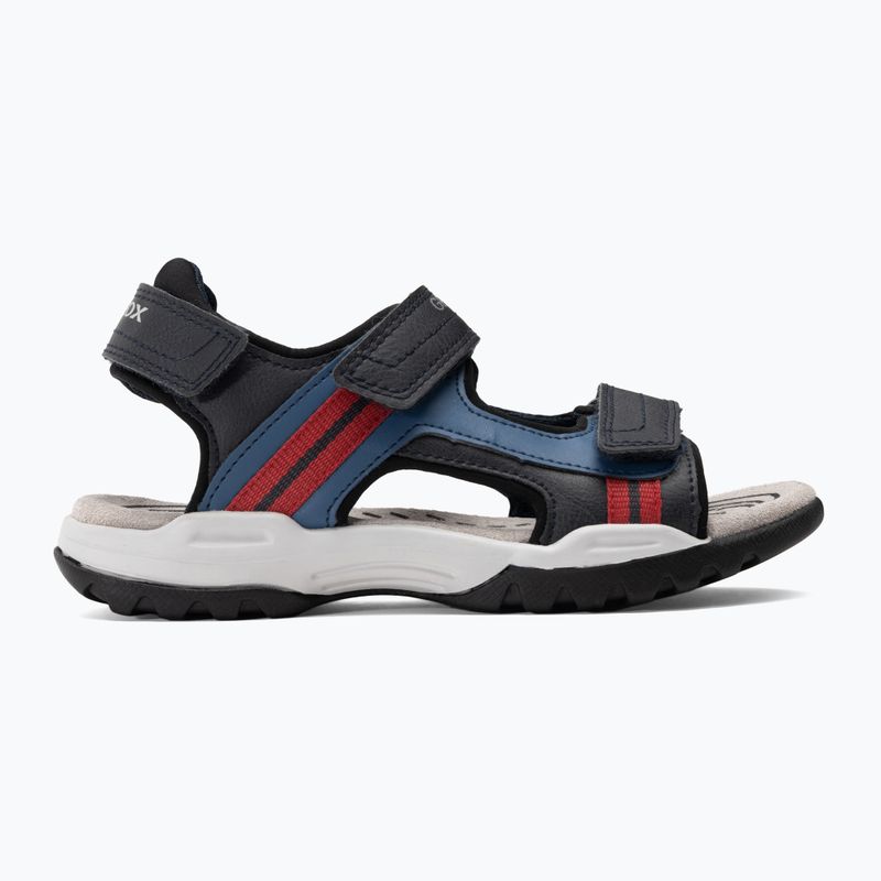 Juniorské sandály Geox Borealis ocean blue/red 2