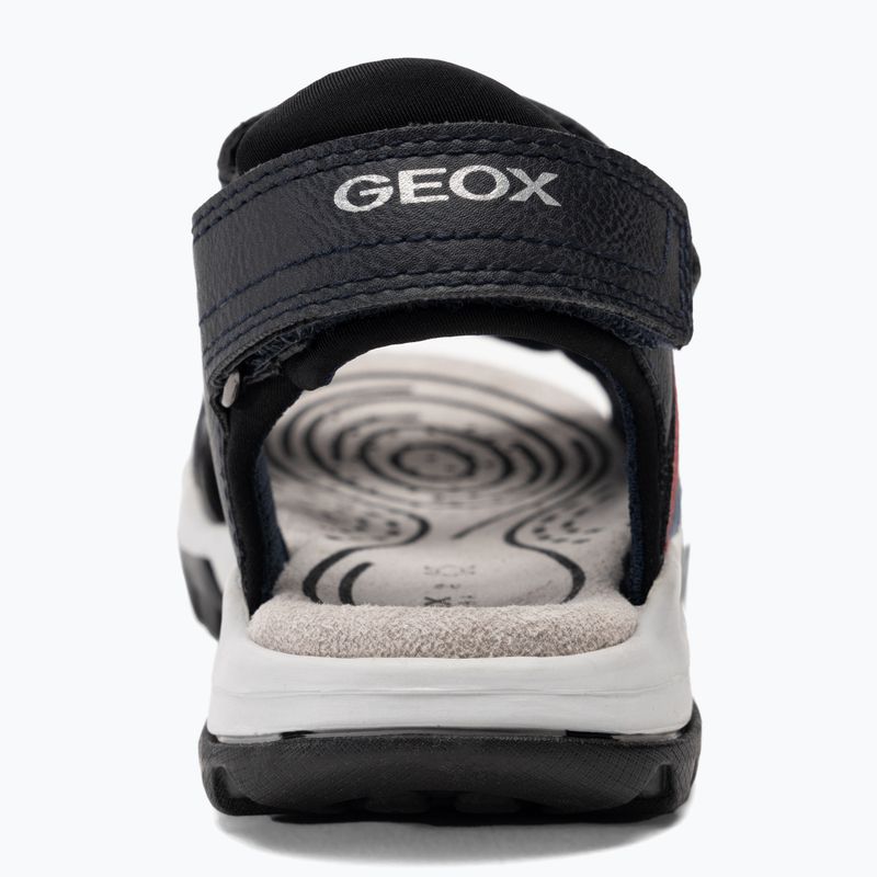 Juniorské sandály Geox Borealis ocean blue/red 6