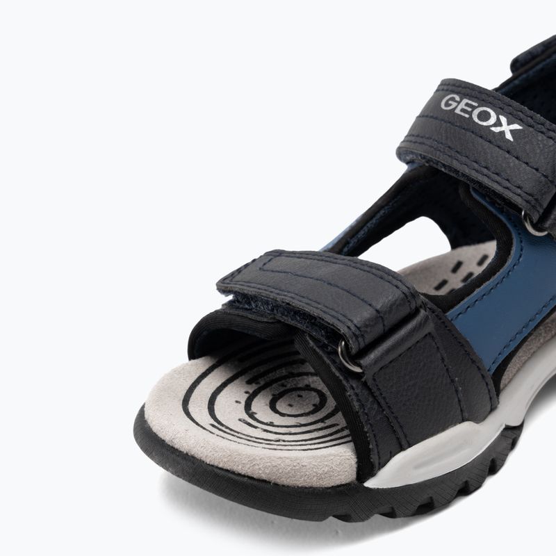 Juniorské sandály Geox Borealis ocean blue/red 7
