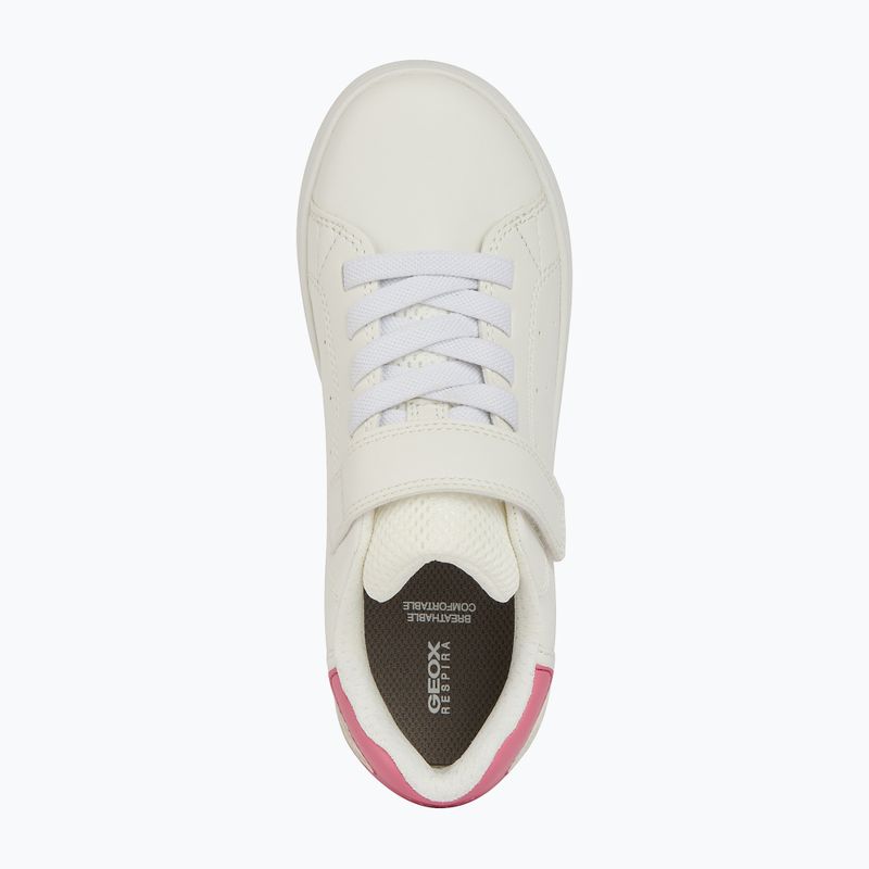 Boty junior Geox Eclyper white/fuchsia  13