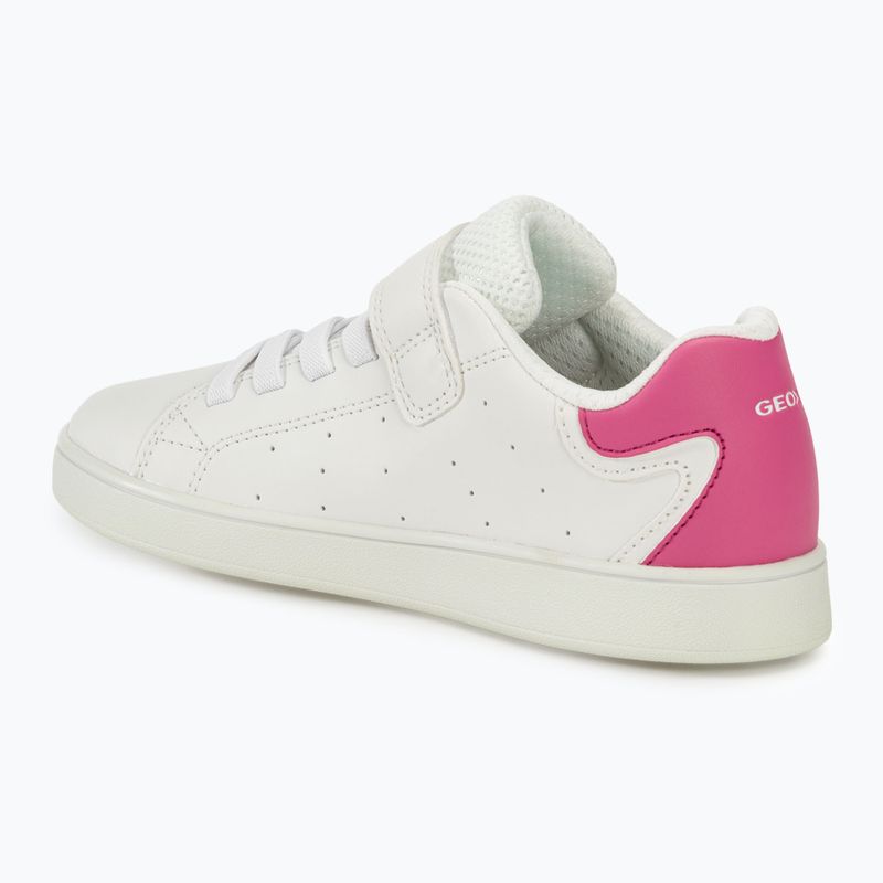 Boty junior Geox Eclyper white/fuchsia  3