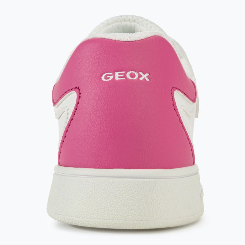Boty junior Geox Eclyper white/fuchsia  6