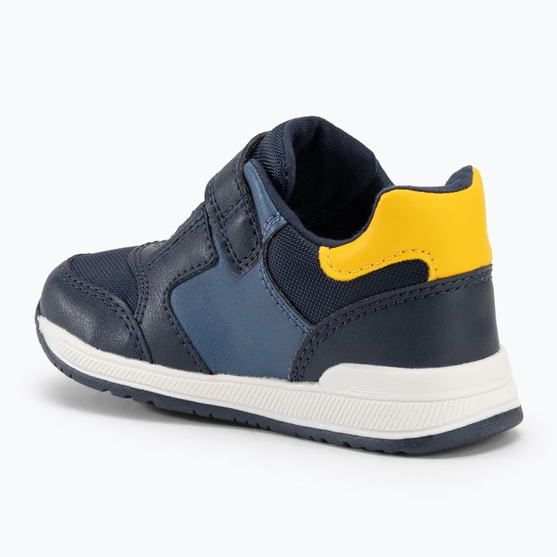 Dětské boty  Geox Rishon nylon navy / yellow 3