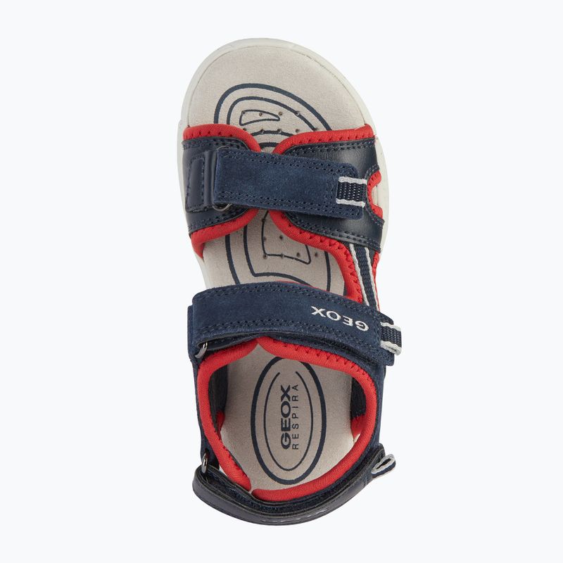 Juniorské sandály Geox Alben ocean blue/red 13
