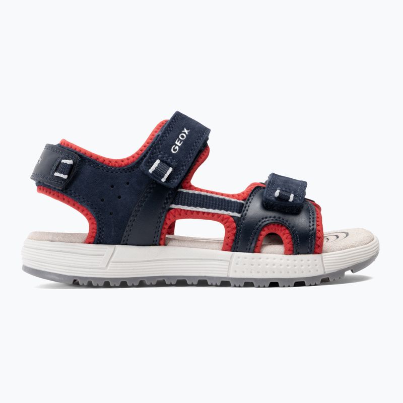 Juniorské sandály Geox Alben ocean blue/red 2