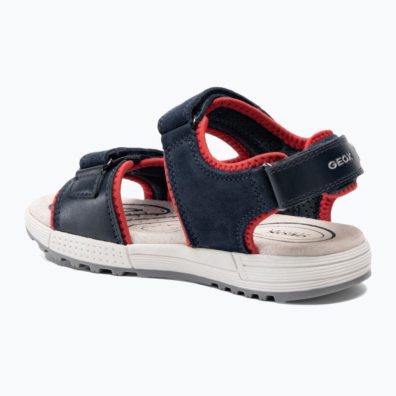 Juniorské sandály Geox Alben ocean blue/red 3