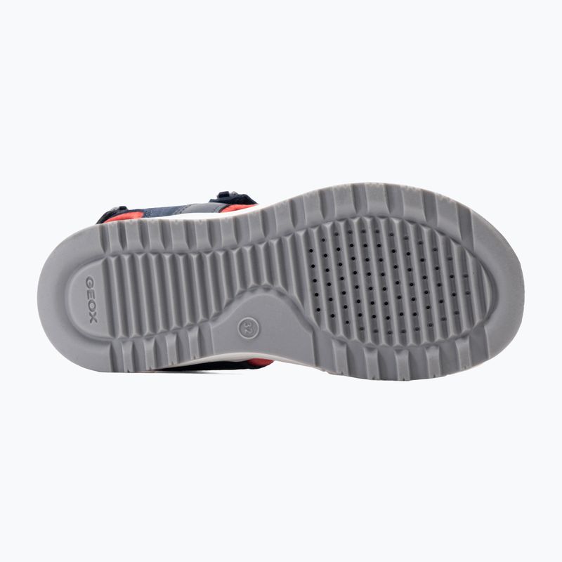 Juniorské sandály Geox Alben ocean blue/red 4